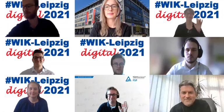 Begrüßungsrunde der #WIK-Leipzigdigital 2021