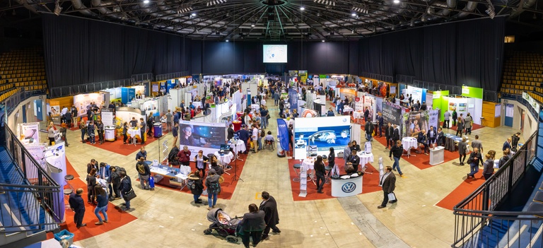 Firmenkontaktmesse ZWIK in der Stadthalle Zwickau (Quelle: Helge Gerischer)