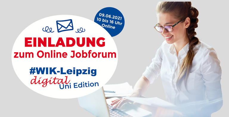 Einladung zum Online Jobforum #WIK-Leipzigdigital: Uni Edition