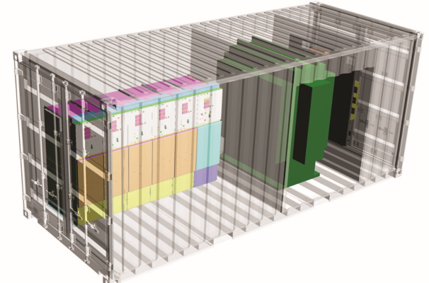 Container mit 24kV Mittelspannungsschaltanlage